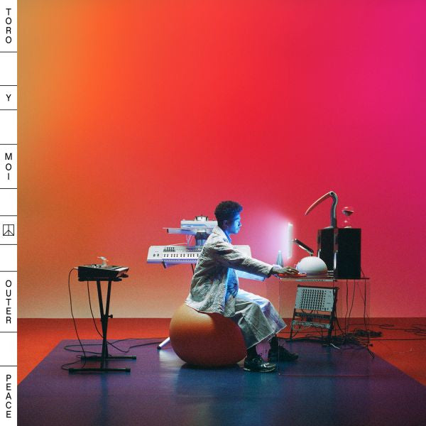 Toro y Moi - 'Outer Peace'  LP (Translucent Purple w/ Orange Splatter Vinyl)