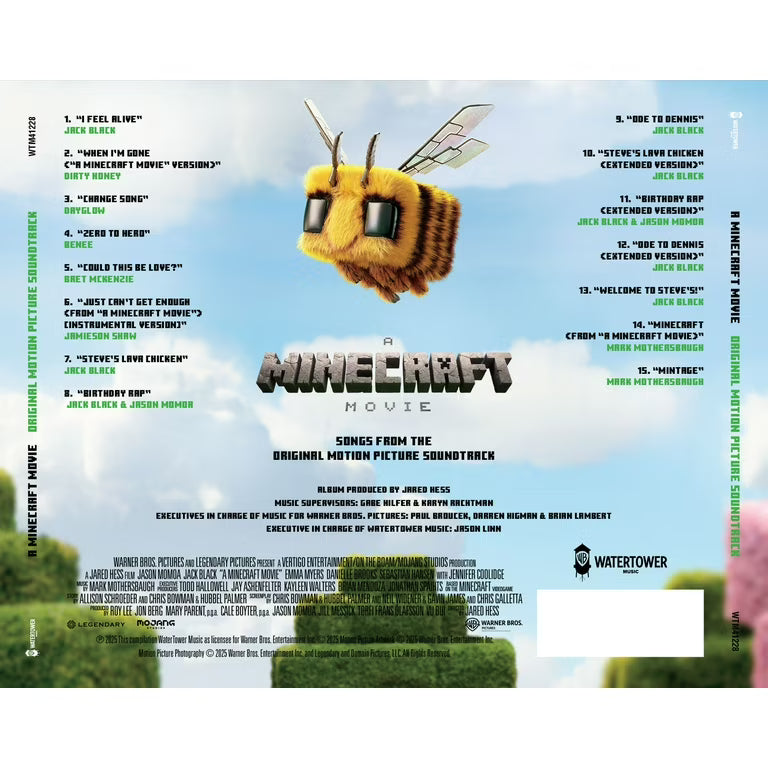 A Minecraft Movie (Songs From The Original Motion Picture Soundtrack) LP ( I... Am Steve Teal Color Vinyl)